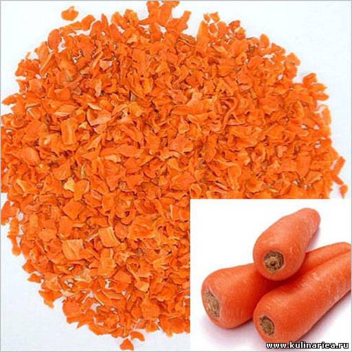 Сушеная морковь